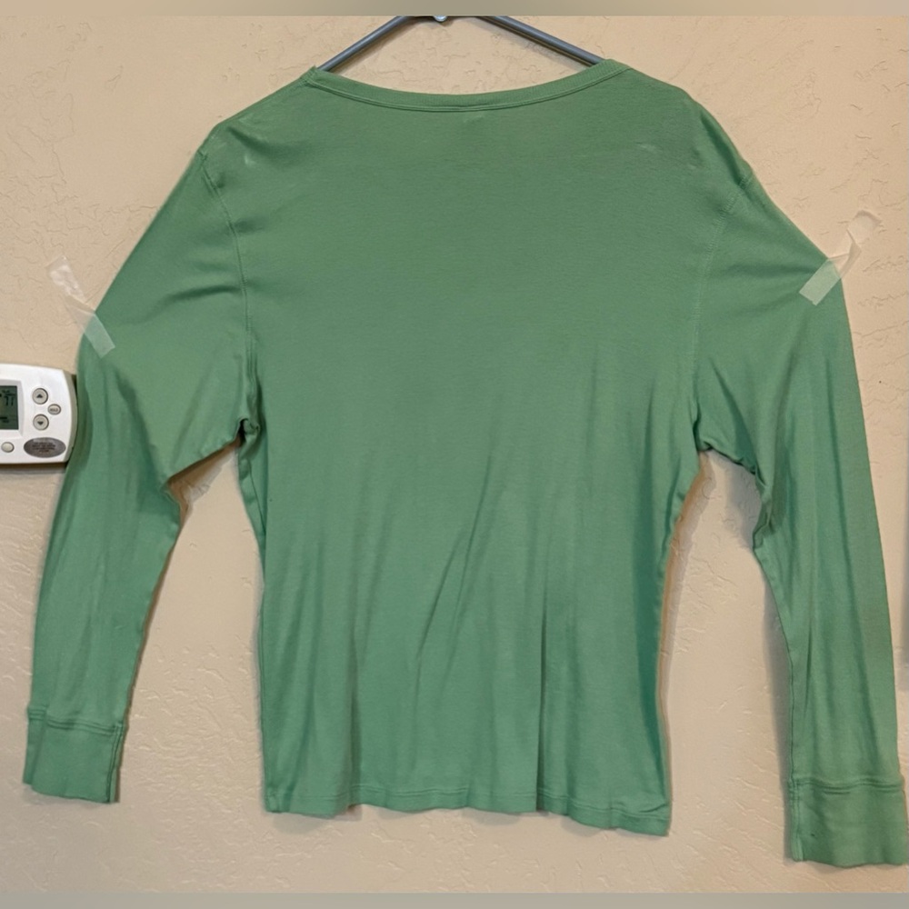 Gap Long Sleeved Green Shirt, Size XXL - Picture 2 of 4